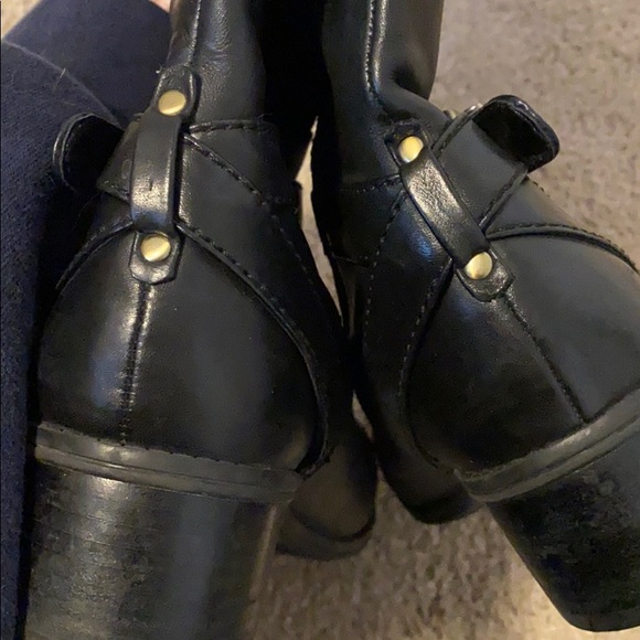 Black leather Bandolino boots - Picture 3 of 10